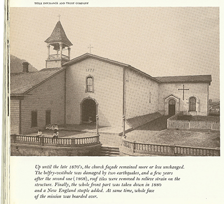Church circa 1860 with rooftiles.
